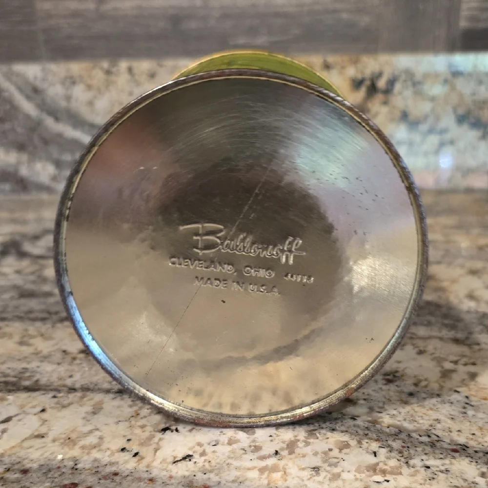 Vintage Golden Leaf Tin